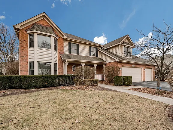 Front of a house in Naperville that we bought fast